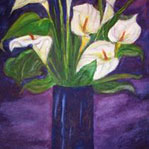 Watercolor Painting and Framing the Calla Lili